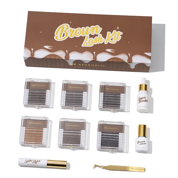 Brown Eyelash kit